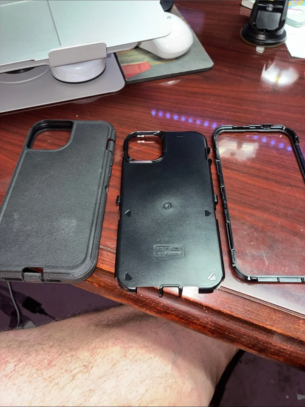 Black iPhone Case Compatible with 14 or 15 Plus